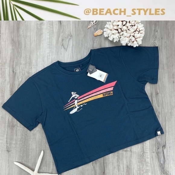 🔆RIP CURL🔆 GOLDEN STATE CROP TEE - Picture 11 of 12